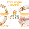 15Pcs 15 Style Ethnic Style Polymer Clay Heishi Surfer Stretch Bracelets Set BJEW-FI0001-41-4