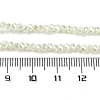 Baking Electroplate Glass Beads Strands X-DGLA-A039-J2MM-B17-4