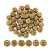 45Pcs 3 Styles Hollow Tibetan Style Alloy Beads FIND-PH0021-10-7