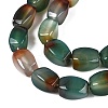 Natural Peacock Agate Beads Strands G-N362-19A-01-4