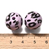 Printed Opaque Acrylic Beads OACR-S043-07F-2