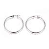201 Stainless Steel Hoop Earrings EJEW-I232-02B-P-1