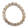 Czech Pressed Glass Beads GLAA-I061-21-2
