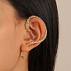 Alloy Snake Cuff Earrings for Girl Women Gift PW-WG93319-04-2