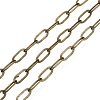 Brass Paperclip Chains CHC-S008-001C-AB-1