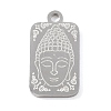 Buddhist 304 Stainless Steel Pendants SA-CBAE30B-02C-P-1