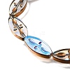 Electroplated Transparent Glass Beads Strands GL-CBA98F0-08B-2