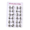 304 Stainless Steel Hoop Earrings EJEW-L302-03B-P-4
