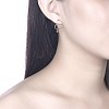925 Sterling Silver Stud Earrings EJEW-BB32158-3