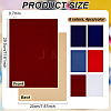 24Pcs 6 Colors Jewelry Flocking Cloth DIY-BC0013-25E-2