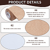 4 Sheets 4 Colors Faux Suede Book Covers DIY-CP0010-62-6