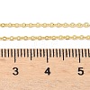Brass Cable Chain Necklaces LS-NJEW-E151-03G-2