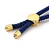 Half Finished Twisted Milan Rope Slider Bracelets FIND-G032-01G-6