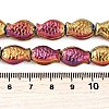 Electroplate Glass Beads Strands EGLA-V001-01F-4