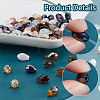 3Bags 3 Colors  Transparent Glass Beads  Segmented Multi-Color Beads GLAA-PH0003-36B-4