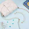   Plastic Imitation Pearl Beaded Bag Handles FIND-PH0009-45-4