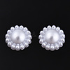 ABS Plastic Imitation Pearl Cabochons SACR-R861-12mm-Z9-2