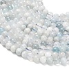 Natural Aquamarine Beads Strands X-G-F826-B01-6mm-4