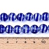Handmade Foil Glass Beads Strands FOIL-N033-05B-4