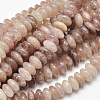 Rondelle Natural Red Star Stone Beads Strands G-P109-06-2