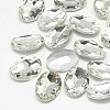 Pointed Back Glass Rhinestone Cabochons RGLA-T080-8x10mm-01-1