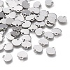 Non-Tarnish Stainless Steel Charms STAS-L236-08P-2