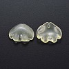 Transparent Baking Painted Imitation Jade Glass Pendants DGLA-Q025-001C-1