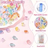 240Pcs 4 Styles Transparent Acrylic Beads TACR-YW0003-47-5