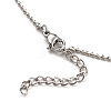 304 Stainless Steel Ball Chain Necklaces NJEW-JN02912-02-3