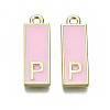 Alloy Enamel Pendants ENAM-T012-01P-RS-2