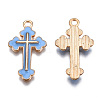 Alloy Enamel Pendants ENAM-S121-059D-2