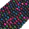 Grade AB Natural Tiger Eye Beads Strands X-G-F591-18-8mm-06-2