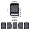 20Pcs Plastic Quick Contoured Side Release Buckle KY-NB0001-45-2