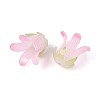 Heat Shrink Acrylic Bead Caps OACR-N155-04B-2