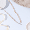 1Pc Glass Rondelle Beaded Necklaces NJEW-LP0007-23T-3