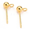 304 Stainless Steel Ball Post Stud Earring Findings LS-X-STAS-Z035-02G-C-1