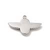 Non-Tarnish 304 Stainless Steel Pendants STAS-I197-007P-3