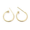 Brass Stud Earrings KK-P205-02G-2