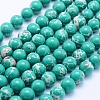 Synthetic Imperial Jasper Beads Strands G-F531-8mm-H07-1