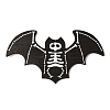 Halloween Printed Wooden Big Pendants WOOD-I016-01E-1