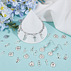 4Bags 2 Styles Tibetan Style Zinc Alloy 26 Letters Pendants FIND-SC0017-57AS-3