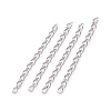 304 Stainless Steel Curb Chains Extender STAS-WH0032-02A-P-1