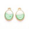 Alloy Enamel Charms X-ENAM-S121-055C-2