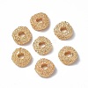 Brass Beads KK-P223-30G-4