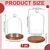 Arch Glass Dome Cover AJEW-WH0481-606G-2