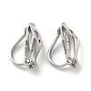 Brass Clip-on Earring Findings EC110-NF-1