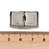 304 Stainless Steel Watch Band Clasps STAS-U055-01D-P-3