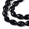 Opaque Solid Color Glass Beads Strands GLAA-N071-01A-C12-3