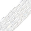 Electroplate Glass Beads Strands X-EGLA-J046-AB07-1