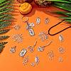 20Pcs 10 Style 201 Stainless Steel Laser Cut Charms STAS-SZ0002-67P-4